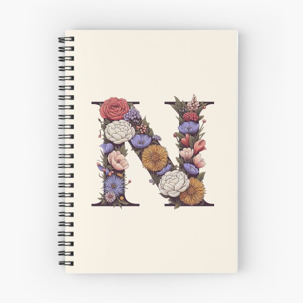 Item preview, Floral Letter N designed and sold by zzz888.