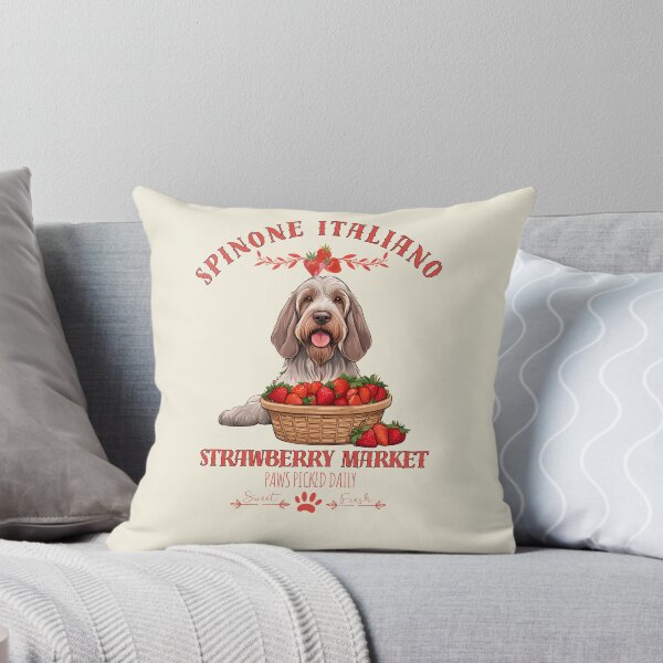 Item preview, Coquette Aesthetic Dog Strawberry market paws picked daily sweet and fresh spinone italiano designed and sold by GoodyPaws.