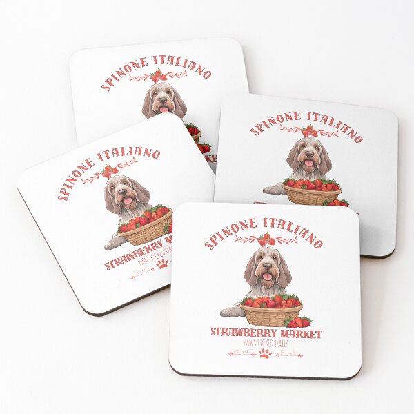 Item preview, Coquette Aesthetic Dog Strawberry market paws picked daily sweet and fresh spinone italiano designed and sold by GoodyPaws.