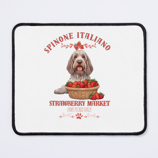 Item preview, Coquette Aesthetic Dog Strawberry market paws picked daily sweet and fresh spinone italiano designed and sold by GoodyPaws.