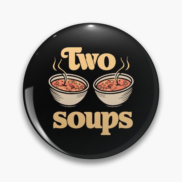 Item preview, Two Soups TV comedy sketch british humour nostalgia 80s designed and sold by w1ckerman.