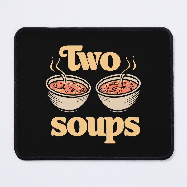 Item preview, Two Soups TV comedy sketch british humour nostalgia 80s designed and sold by w1ckerman.