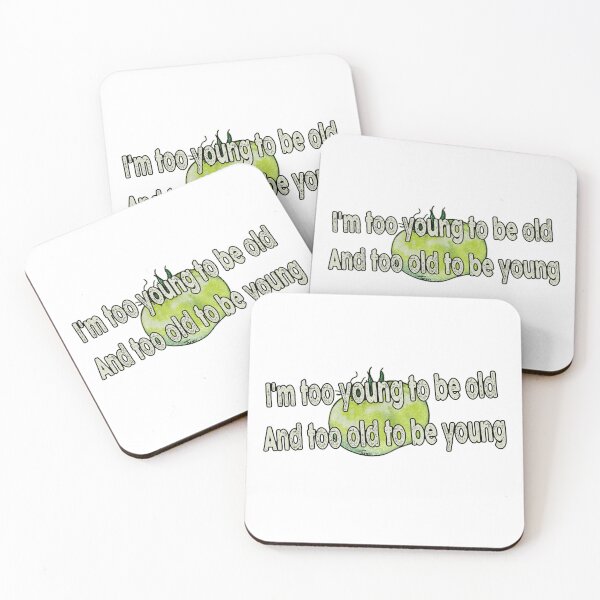 Item preview, I am too young to be old - clear designed and sold by Themys24.