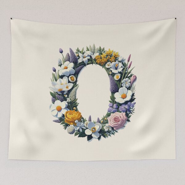 Item preview, Floral Letter O designed and sold by zzz888.