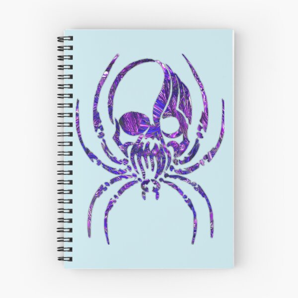 Item preview, SPIDER SKULL PURPLE N BLUE designed and sold by SK8N.