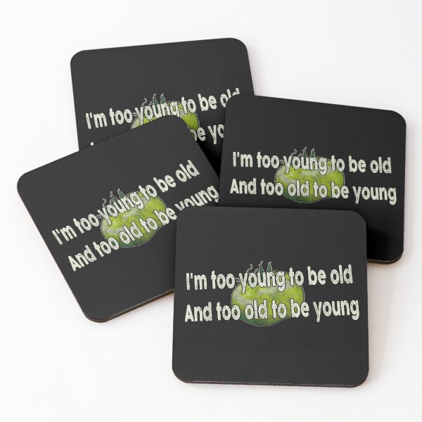 Item preview, I am too young to be old - dark designed and sold by Themys24.