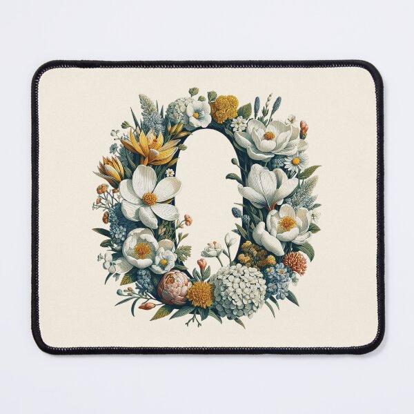 Item preview, Floral Letter O designed and sold by zzz888.