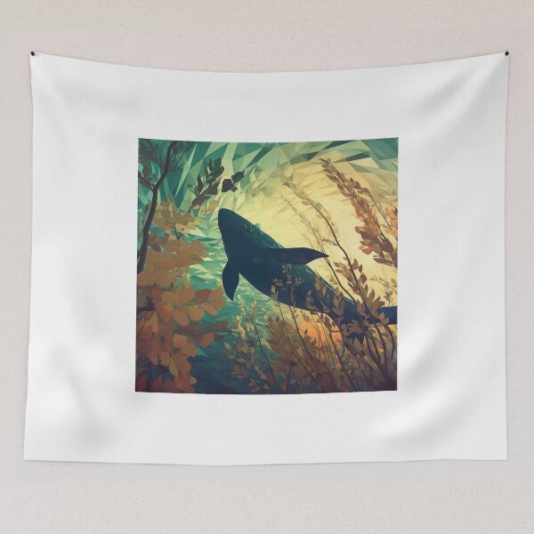 Aperçu de l'œuvre Baleine low poly créée et vendue par SorryCatPlay.