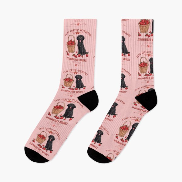 Item preview, Coquette Aesthetic Dog Strawberry market paws picked daily sweet and fresh flat coated retriever designed and sold by GoodyPaws.