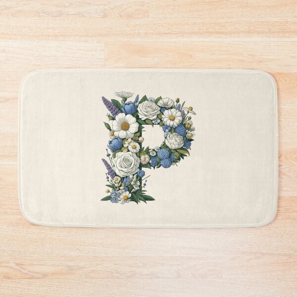 Item preview, Floral Letter P designed and sold by zzz888.
