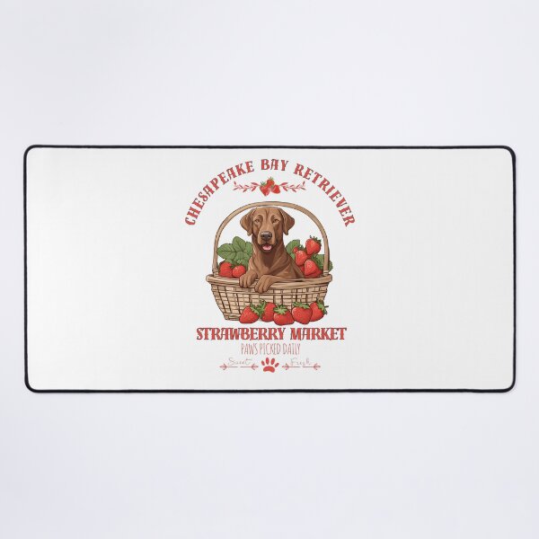Item preview, Coquette Aesthetic Dog Strawberry market paws picked daily sweet and fresh chesapeake bay retriever designed and sold by GoodyPaws.