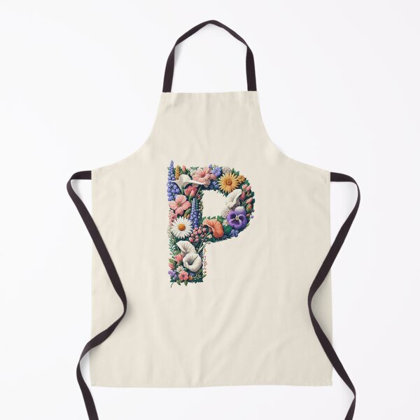 Item preview, Floral Letter P designed and sold by zzz888.