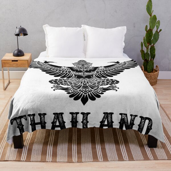 Item preview, Garuda Ancient Thai Garuda Black and White classic designed and sold by Bspaces.