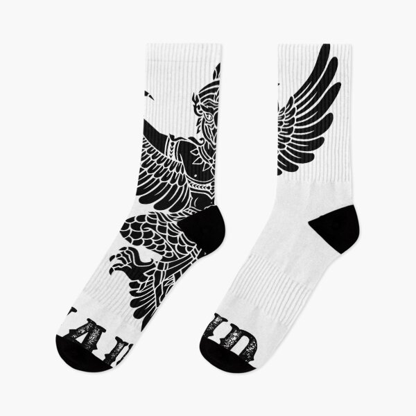 Item preview, Garuda Ancient Thai Garuda Black and White classic designed and sold by Bspaces.