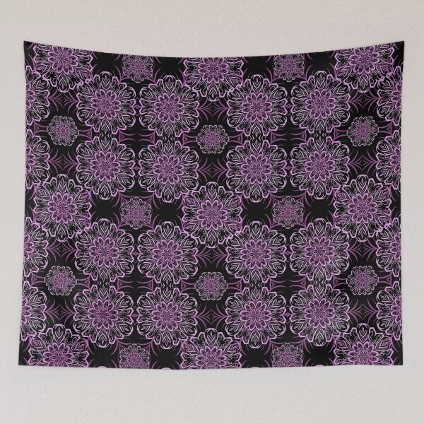 Item preview, purple flower pattern designed and sold by Angkor2469.
