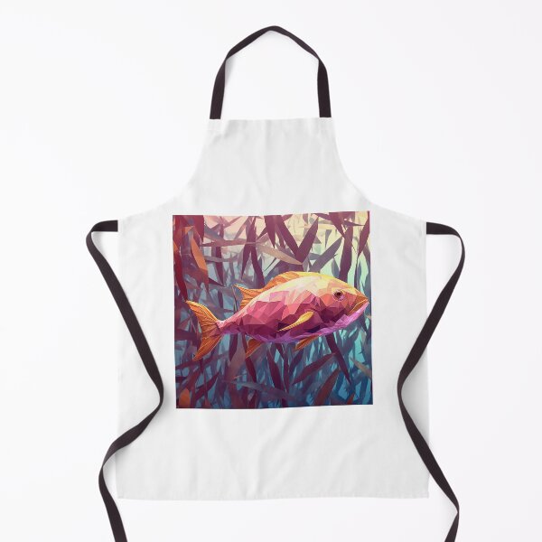 Aperçu de l'œuvre Poisson rose low poly créée et vendue par SorryCatPlay.