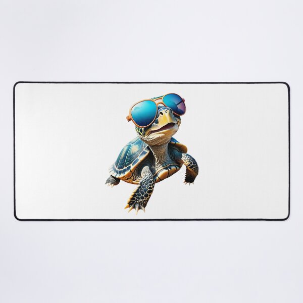 Item preview, Cheerful turtle in sunglasses designed and sold by MadinaFatt.