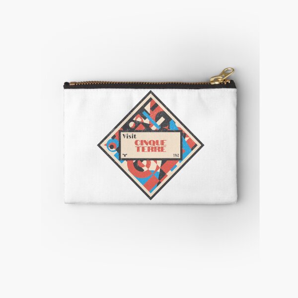Item preview, Cinque Terre Art Deco Luggage Label designed and sold by designkitsch.