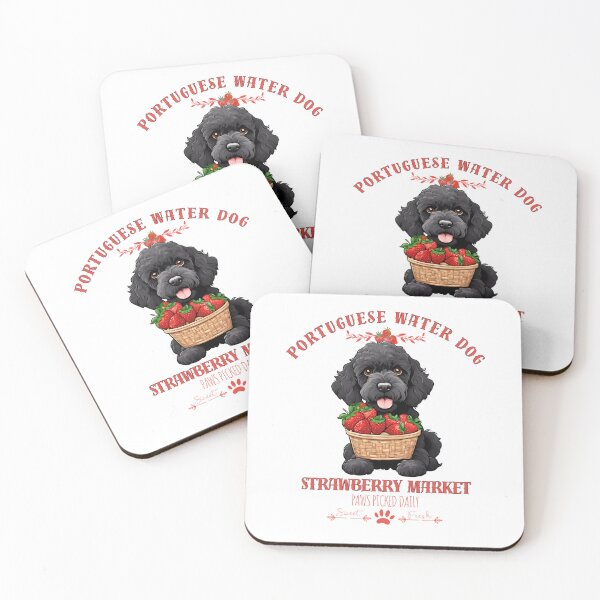 Item preview, Coquette Aesthetic Dog Strawberry market paws picked daily sweet and fresh portuguese water dog designed and sold by GoodyPaws.