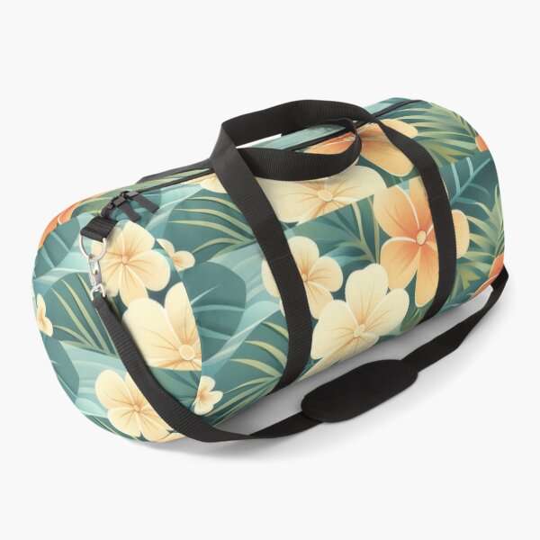Item preview, Vintage Hawaiian Floral Pattern With Ocean Waves designed and sold by ML-Media.