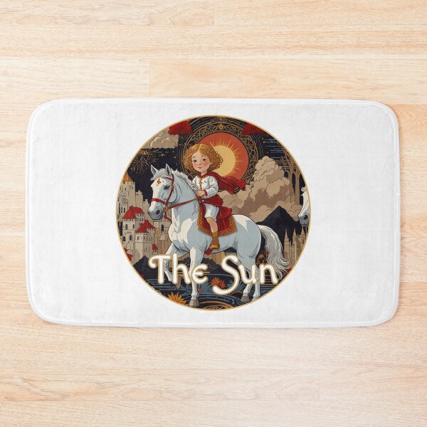 Item preview, Major Arcana Tarot Card The Sun - Child on a White Horse designed and sold by Pixel Waite.