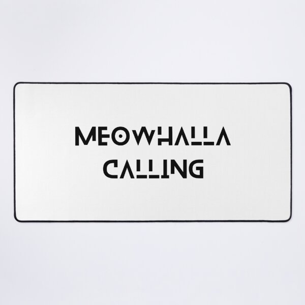 Item preview, Meowhalla calling designed and sold by Viking-Cats.