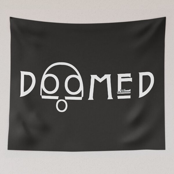 Item preview, Doomed Art Painting black and white designed and sold by AK-Hevonen.