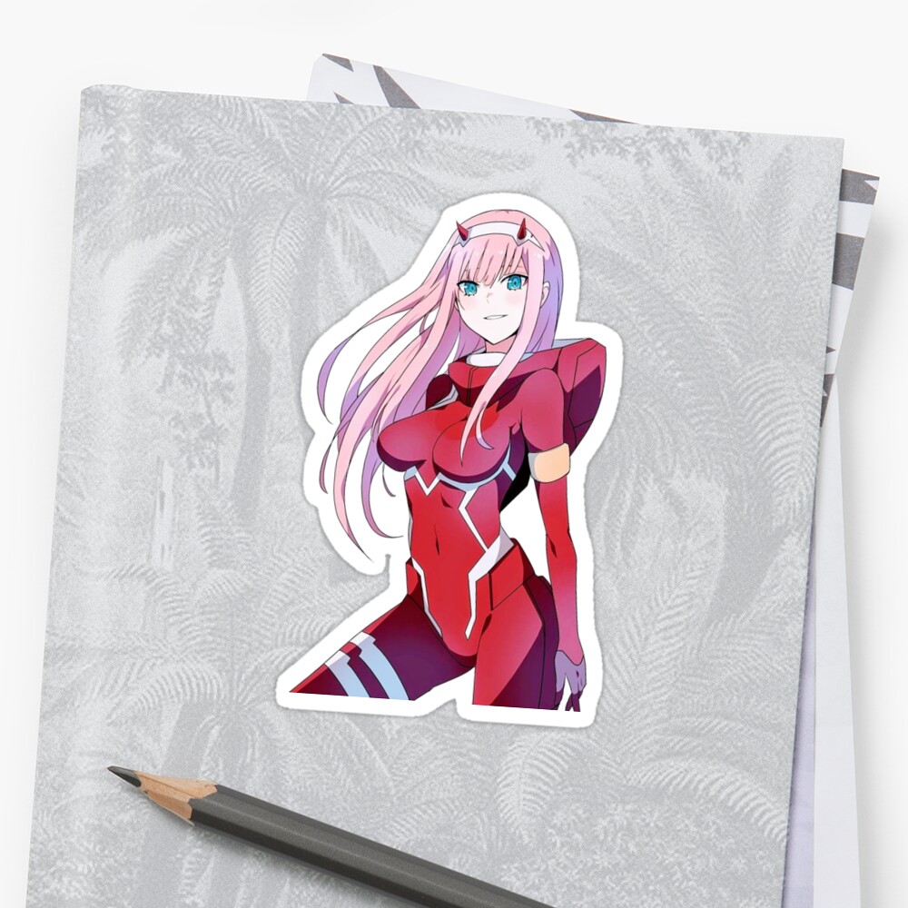 Darling Dans Le Zero Two De Franxx Stickers Par Danieldeprived 