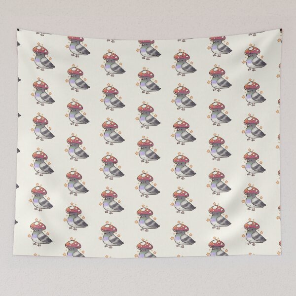 Item preview, Mushroom Pigeon with stars  designed and sold by Artofmayara.