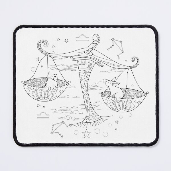 Item preview, Libra atro sign designed and sold by asamijess.