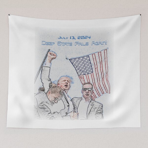 Item preview, Triumphant Donald Trump after assassination attempt designed and sold by Spirit-World.