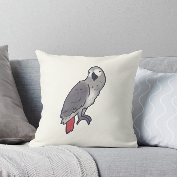 Item preview, gray african parrot illustration  designed and sold by Artofmayara.
