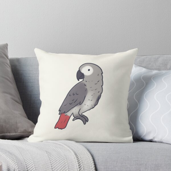 Item preview, gray african parrot drawing  designed and sold by Artofmayara.