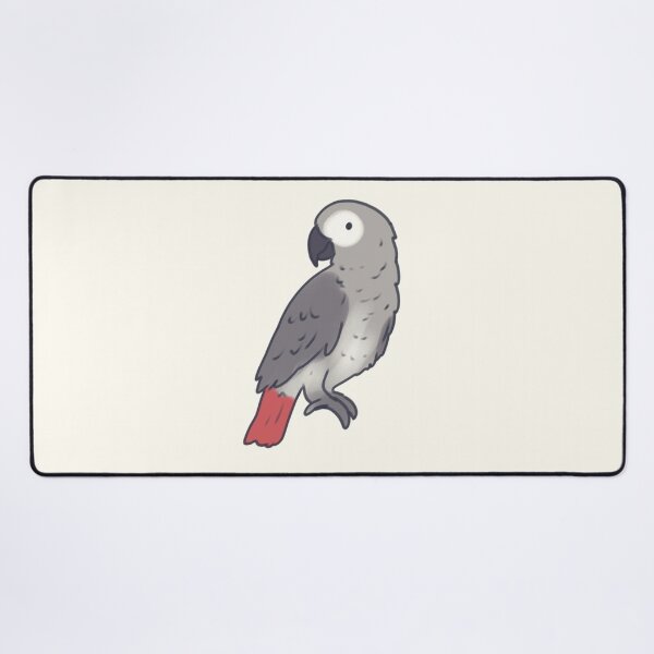 Item preview, gray african parrot drawing  designed and sold by Artofmayara.