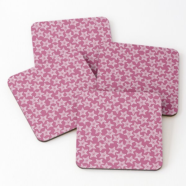 Item preview, Stars on a dark pink background designed and sold by Alex  Blud.