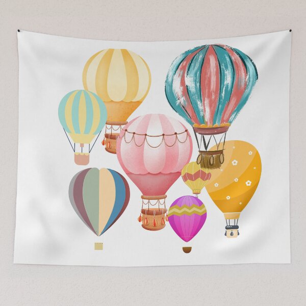 Item preview, hot air balloon designed and sold by aishtistic-art.