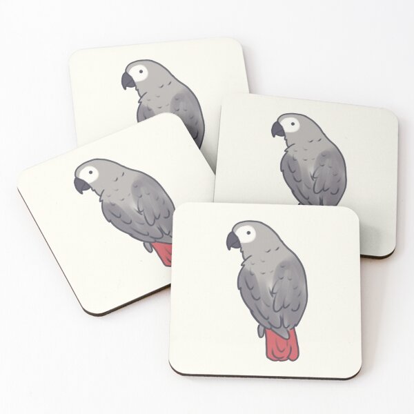 Item preview, gray african parrot art  designed and sold by Artofmayara.