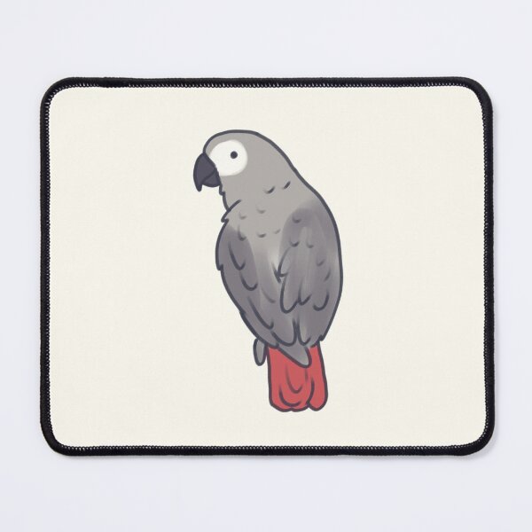 Item preview, gray african parrot art  designed and sold by Artofmayara.