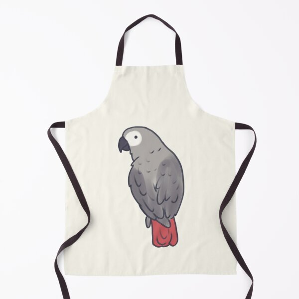 Item preview, gray african parrot art designed and sold by Artofmayara.