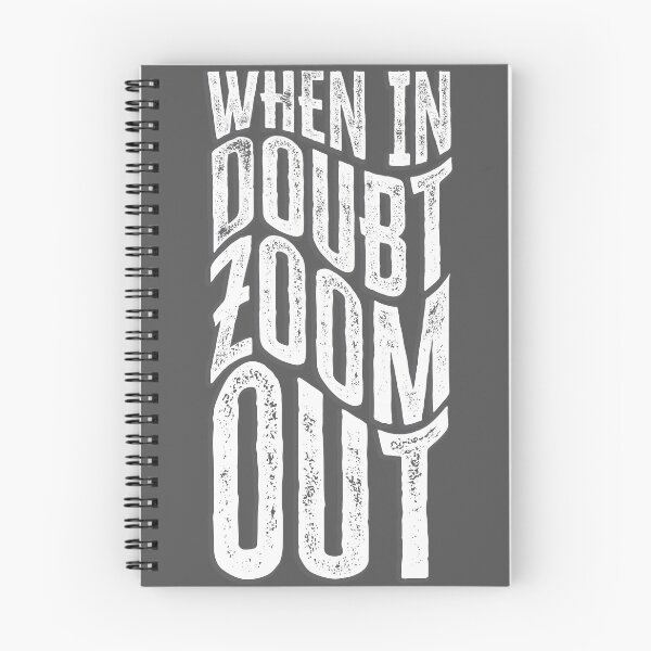 Item preview, Bitcoin: When in Doubt, Zoom Out designed and sold by artColourized.