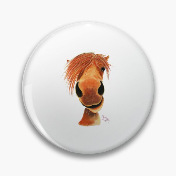 Item preview, HoRSe PRiNT ' GINGER NUT ' HAPPY HORSE BY SHiRLeY MacARTHuR designed and sold by Shirley MacArthur Art.