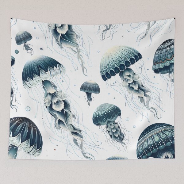 Item preview, Flying Jellyfish Art Design designed and sold by aisublime.