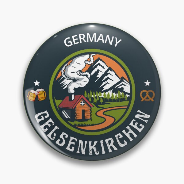 Artikelvorschau, Gelsenkirchen Deutschland Grünes Emblem entworfen und verkauft von World Designs.