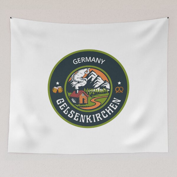 Item preview, Gelsenkirchen Germany Green Emblem designed and sold by World Designs.