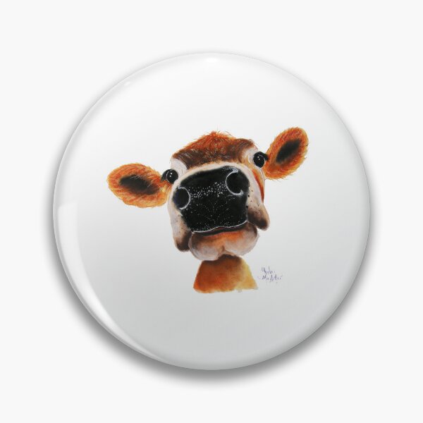 Item preview, JERSEY CoW PRiNT ' JeRSeY JoY ' BY SHiRLeY MacARTHuR  designed and sold by Shirley MacArthur Art.