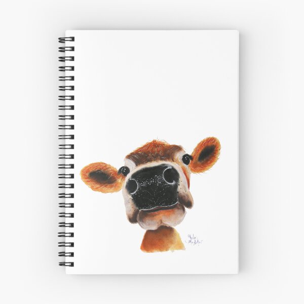 Artikelvorschau, JERSEY-KUH-DRUCK „JERSEY JOY“ VON SHIRLEY MACARTHUR entworfen und verkauft von Shirley MacArthur Art.