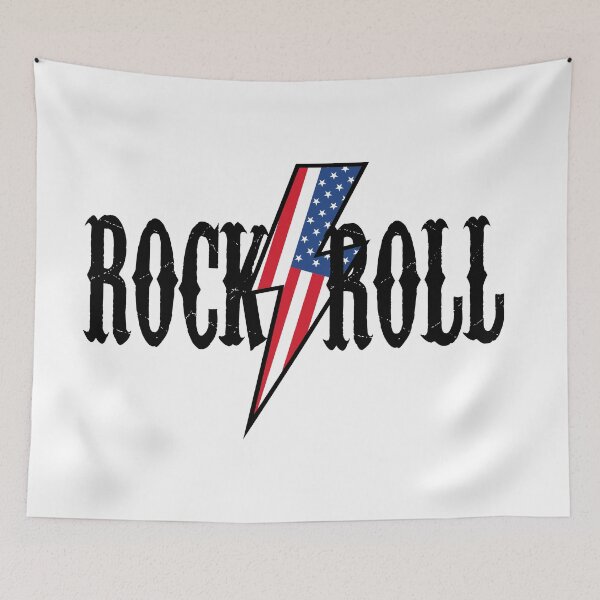 Item preview, Rock n Roll  usa flag designed and sold by PMSNshop.