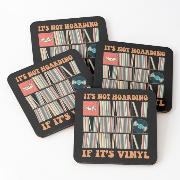 Item preview, It's Not Hoarding If It's Vinyl Funny Groovy Vinyl Records Lover designed and sold by alenaz.