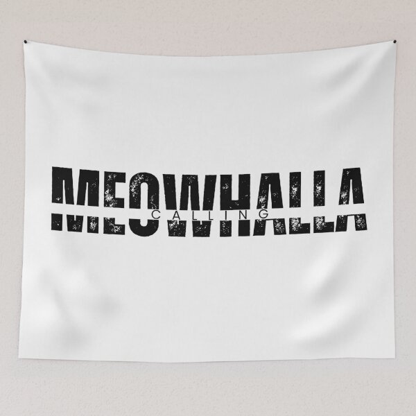 Item preview, Meowhalla calling designed and sold by Viking-Cats.