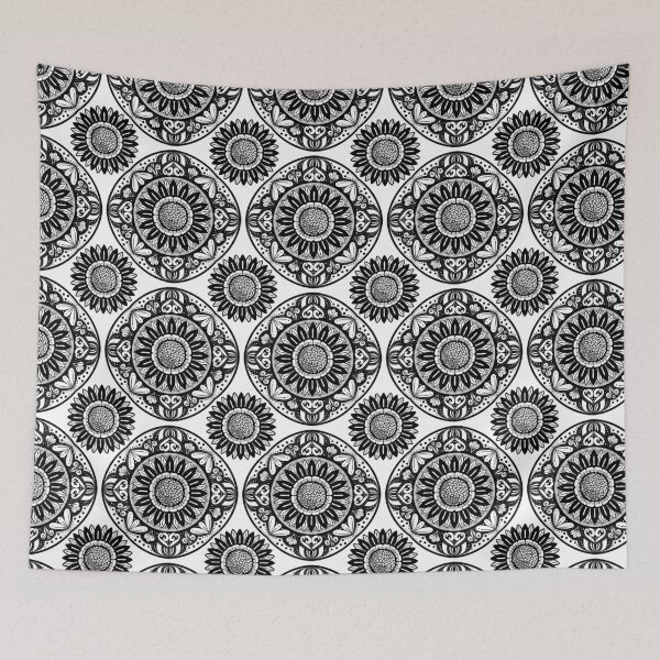Item preview, Mandala and sunflower designed and sold by Silgue.